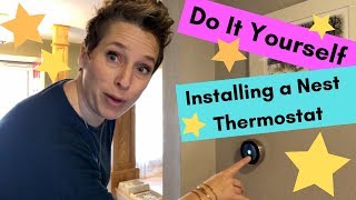 DIYInstalling a Nest Thermostat [upl. by Sukhum115]