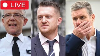 🚨 LIVE Tommy Robinson Is BACK As FarLeft PANIC [upl. by Eillak]