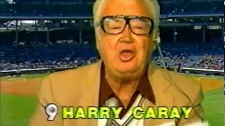 1984 HARRY CARAY  WRIGLEY FIELD reads list of cities that broadcast the CUBS [upl. by Latreese560]