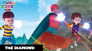 Rudra  रुद्र  Episode 12  The Diamond  Super Action Cartoon  Fun 4 Kids  Hindi [upl. by Mistrot]