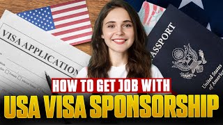 USA Visa Sponsorship Jobs 2024  FREE US WORK VISA [upl. by Eaned]