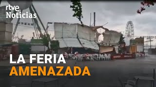 DANA Se DESPLAZA hacia el INTERIOR con LLUVIAS TORRENCIALES y FUERTES rachas de VIENTO  RTVE [upl. by Ettie]