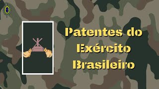 Patentes do Exército Brasileiro 🇧🇷 [upl. by Pietrek860]