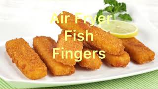 Air fryer Fish fingers Very healthy  Very tasty same like the store Recipe in description box [upl. by Weihs]