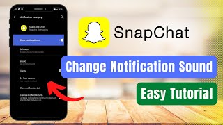 How to Change Snapchat Notification Sound [upl. by Yllaw]