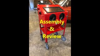 Harbor Freight Sandblaster Assembly amp Review [upl. by Efinnej755]