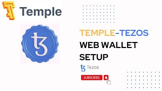 Temple web Wallet setup for Tezos Blockchain [upl. by Theodora]