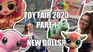 Toy Fair Day 1 Sneak Peek of New LOL Surprise OMG Littlest Pet Shop My Little Pony amp more [upl. by Ylek]