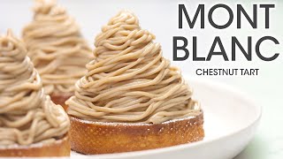 Mont Blanc Dessert Delicious Chestnut Tart Recipe With A French Chef  How To Cuisine [upl. by Hassi]