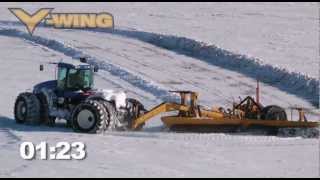 Snow Removal With the VWing Ditcher [upl. by Andrews]