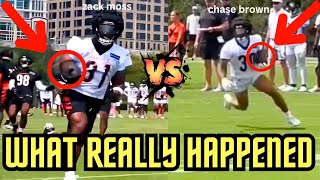 Zack Moss And Chase Brown CRUSHING Drills At Cincinnati Bengals Training Camp  Who WINS The JOB [upl. by Bandur302]