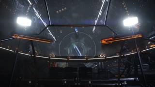 Docked In Space Station In Elite Dangerous Ambience [upl. by Doane]