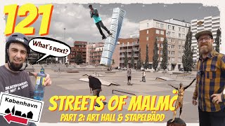 Streets Of Malmö Visiting Stapelbädd Park Largest Skatepark In Sweden [upl. by Enyahs]