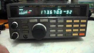 RECEIVER SCANNER YAESU FRG9600 [upl. by Moss641]