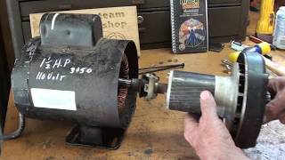 Replacing Electric Motor Bearings Tips 468 tubalcain [upl. by Karlotte]