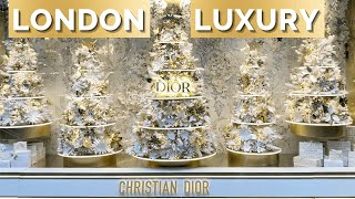 Luxury Shopping in London  Christmas Shopping in London [upl. by Gayn]