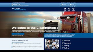 How To Register For FMCSA Clearinghouse As A Company  Step By Step Training Video  Peopletrail® [upl. by Airitak]