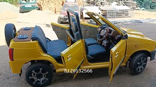 Maruti 800 sports car modified wasim creation [upl. by Nnylak]