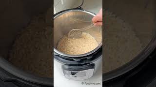 Cook Brown Rice in Instant Pot  Steamed Brown Rice in Instant Pot [upl. by Anwad167]