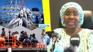 WOLOF Accord de pêche avec lUE  La Ministre Fatou Diouf rétablit la vérité [upl. by Drooff409]