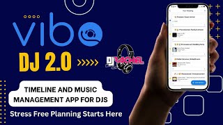 VIBO DJ 20 Stress Free Event Planning for DJs and Clients APP TUTORIAL [upl. by Opalina]