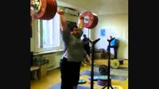 Chingiz Mogushkov  518 lb Push Press  235kg [upl. by Aruon]