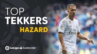 LaLiga Tekkers Eden Hazard debuta con el Real Madrid en LaLiga Santander 20192020 [upl. by Aicilanna724]