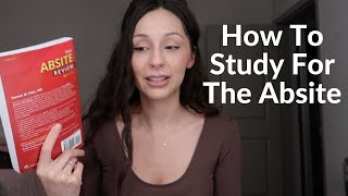 HOW TO STUDY FOR THE ABSITE FT TRUELEARN [upl. by Anat238]