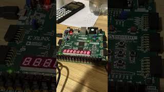 Seven Segment Decade Counter Using DIGILENT Nexys4 FPGA Board [upl. by Keven786]