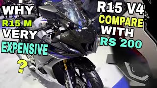 2024 R15m new COLOUR Review 😍 Yamaha R15 m new model ⚡price feature  COMPARE WITH RS 200 [upl. by Galen]