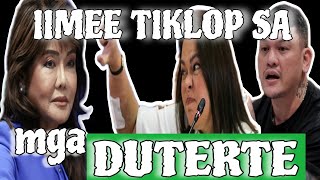 IMEE MARCOS TIKLOP SA MGA DUTERTE [upl. by Noemi643]