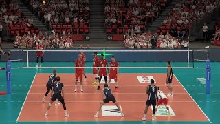 Volleyball USA vs Poland Friendly Match Highlights  Paris Olympics Prep 2024 [upl. by Htomit]