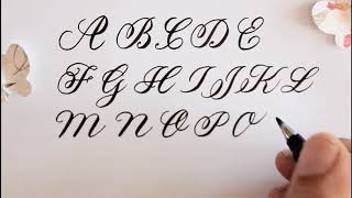 how to write in calligraphy  easy way for beginners [upl. by Engen]