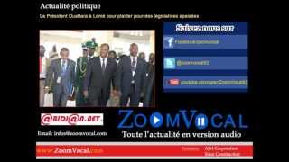 PolitiqueLe Président Ouattara à Lomé pour plaider pour des législatives apaisées ZoomVocalcom [upl. by Starla]