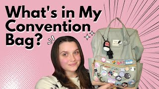 Whats in My Convention Bag  Pack With Me  Tips amp Recommendations [upl. by Issak]