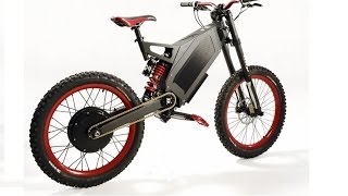 Stealth Bomber Electric Bike and Adaptto  120kmh [upl. by Thamos]