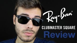 RayBan Clubmaster Square Review [upl. by Eimrots]