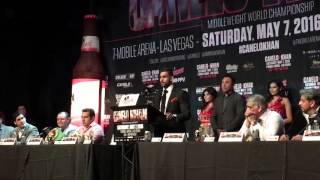 Amir Khan Says He Will Give His All vs CANELO  EsNews Boxing [upl. by Light]