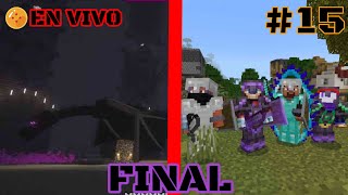 HIENDO AL END EN VIVO PASANDONOS MINECRAFT UNIVERSO DIVERTILAND 15 [upl. by Ekrub579]