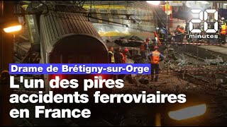 Drame de BrétignysurOrge lun des pires accidents ferroviaires en France [upl. by Auqinimod135]