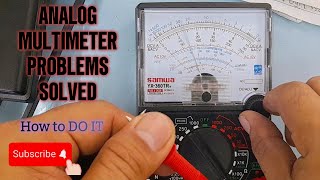 ANALOG MULTIMETER PROBLEMS [upl. by Analim206]