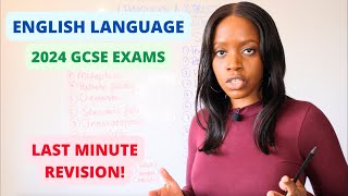 GCSE English Language Paper 1 2024 Exams Last Minute Revision  How To EASILY Pass This Paper [upl. by Nerrual]