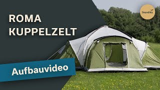 Skandika Roma Familienzelt  Aufbau Video  Schritt für Schritt Anleitung [upl. by Vinson]