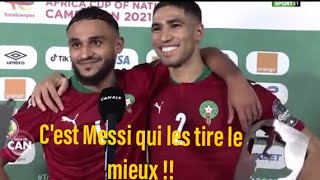 Hakimi Parle de Messi et Neymar après son Coup Franc SURPUISSANT conte le Malawi [upl. by Yalonda]