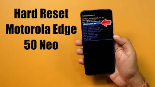 Hard Reset Motorola Edge 50 Neo  Factory Reset Remove PatternLockPassword How to Guide [upl. by Redliw779]