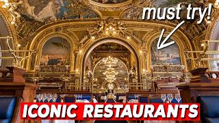 Paris Most ICONIC Restaurants You MustTry Once [upl. by Ekaj]