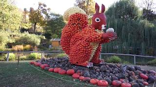 Kürbisausstellung 2018 im Blühenden Barock LUDWIGSBURG GERMANY งานแสดงฟักทอง [upl. by Nylaehs]