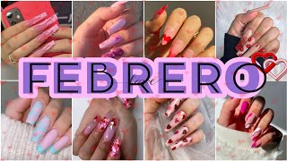 Tendencia en Uñas Febrero 2024🍭💖Moda de Uñas Acrílicas para 14 de Febrero 💌💘😍uñas acrylicnails [upl. by Eiruam327]