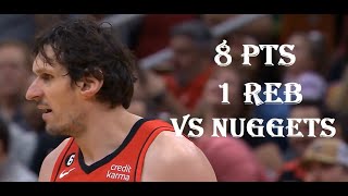 Boban Marjanovic 8 Pts 1 Reb Denver Nuggets vs Houston Rockets HIGHLIGHTS [upl. by Haelat]