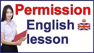 How to ask for PERMISSION  English speaking and conversation [upl. by Trager477]